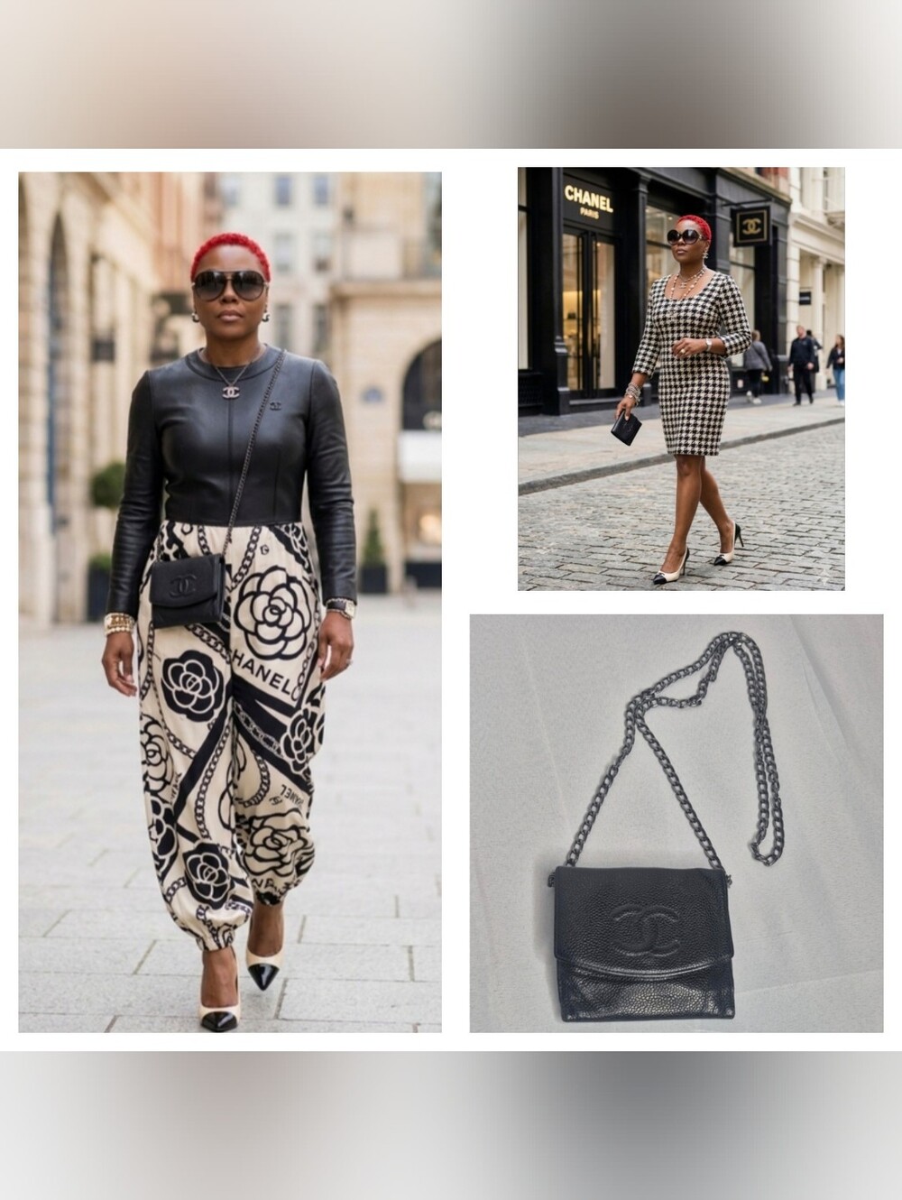 Chanel Black Caviar Leather Wallet